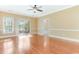 Living room featuring hardwood floors, recessed lighting, and access to additional living spaces at 106 Birch N Coppice Dr. # 2, Surfside Beach, SC 29575