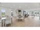 Spacious lounge area with a fireplace, stylish furnishings, and ample seating for gatherings and relaxation at 1118 Laconic Dr., Myrtle Beach, SC 29588