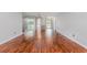 Bright and airy living space featuring hardwood floors and recessed lighting at 112 Boxwood Ln., Conway, SC 29526