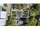 Aerial view of property showcasing the roof, landscaping, and surrounding neighborhood at 119 Berry Tree Dr., Pawleys Island, SC 29585