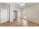 Bedroom showcases hardwood floors, a closet, and a window for natural light at 119 Berry Tree Dr., Pawleys Island, SC 29585