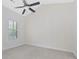 Well-lit bedroom features neutral carpet, vaulted ceilings, a ceiling fan and plantation shutters at 1514 Lanterns Rest Rd. # 304, Myrtle Beach, SC 29579