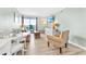 Cozy living room with a beach view, comfortable seating, and a dining area at 2001 S Ocean Blvd. # 210, Myrtle Beach, SC 29577