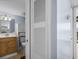 Functional bathroom with a vanity, toilet, and linen storage, offering practicality and style at 208 74Th Ave. N # 2517, Myrtle Beach, SC 29572