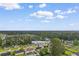 Aerial view showcasing the community with tree coverage and neighborhood street layout at 2446 Farmwood Circle, Conway, SC 29527