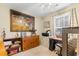 Office with desk space, storage, and natural light from the window at 2446 Farmwood Circle, Conway, SC 29527