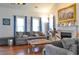 Elegant living room with natural light, vaulted ceilings and stylish decor at 2703 Canvasback Trail, Myrtle Beach, SC 29588