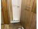 A bathroom featuring a shower and fixtures, needing renovation and repair at 317 29Th Ave. N, North Myrtle Beach, SC 29582