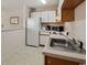 This kitchen features sleek white cabinets and modern appliances at 3170 Holmestown Rd., Myrtle Beach, SC 29588