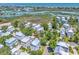 Stunning aerial view showcasing the coastal community and marsh views of the neighborhood at 48 Half Shell Ct., Litchfield, SC 29585
