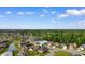 A picturesque aerial view highlighting the property's location within a well-maintained community surrounded by nature at 482 Pomo Dr., Myrtle Beach, SC 29579