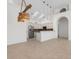 Spacious kitchen with bright accents and decorative lighting overlooking an open floor plan at 482 Pomo Dr., Myrtle Beach, SC 29579