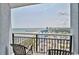 Stunning balcony view featuring the beach, ocean, and cityscape beyond at 504 N Ocean Blvd. # 1810, Myrtle Beach, SC 29577