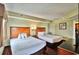 Bright bedroom featuring two beds and soft lighting at 504 N Ocean Blvd. # 1810, Myrtle Beach, SC 29577