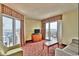 Comfortable living room featuring sliding glass doors to a balcony with ocean views at 504 N Ocean Blvd. # 1810, Myrtle Beach, SC 29577