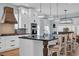 Beautiful kitchen with an island, pendant lights, and stainless steel appliances at 5049 Middleton View Dr., Myrtle Beach, SC 29579
