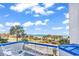Expansive beach view from balcony with chairs; a perfect spot to relax and enjoy ocean breezes at 5511 N Ocean Blvd. # 209, Myrtle Beach, SC 29577
