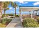Gazebo by the beach offers a relaxing community space for gathering and enjoying ocean views at 5511 N Ocean Blvd. # 209, Myrtle Beach, SC 29577