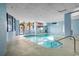 Enjoy swimming year-round in this bright indoor pool, perfect for exercise and relaxation at 5511 N Ocean Blvd. # 209, Myrtle Beach, SC 29577