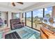 Cozy living room with ocean views, comfortable seating, and a relaxing atmosphere at 5511 N Ocean Blvd. # 209, Myrtle Beach, SC 29577