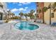 Inviting outdoor pool area with lounge chairs and palm trees for relaxation at 5511 N Ocean Blvd. # 209, Myrtle Beach, SC 29577