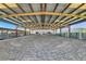 Large covered horse arena providing ample space for equestrian training and activities at 6200 Adrian Pkwy., Conway, SC 29526