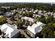 An aerial view of a condominium complex featuring mature trees and landscaping at 70 Mingo Dr. # 3-E, Pawleys Island, SC 29585