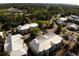Aerial view of a well-maintained condominium complex with lush landscaping at 70 Mingo Dr. # 3-E, Pawleys Island, SC 29585