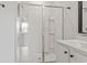 Bathroom featuring tile flooring and glass shower at 7005 Grant St., Little River, SC 29566