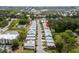 Aerial view showcasing coastal community with marsh views and convenient location at 77 Weatherboard Ct., Pawleys Island, SC 29585