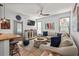 Comfortable living room area with stylish decor, ample seating, and natural light at 77 Weatherboard Ct., Pawleys Island, SC 29585