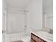 A bathroom featuring a shower-tub combo with tile surround and a vanity with a sink at 981 Cherrystone Loop, Conway, SC 29526