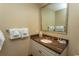 Bathroom featuring a granite countertop, ample counter space, and decorative towels at 100 North Beach Blvd. # 313, North Myrtle Beach, SC 29582