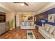 Spacious living area with comfortable sofas and open access to dining area at 100 North Beach Blvd. # 313, North Myrtle Beach, SC 29582