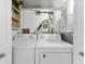 Laundry room with new washer and dryer at 1012 N Waccamaw Dr. # 507, Murrells Inlet, SC 29576
