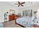 Bright main bedroom offering a serene view at 1151 N Blackmoor Dr., Murrells Inlet, SC 29576