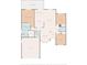 Simplified floor plan illustration of the house, highlighting the arrangement of rooms like the kitchen and bedrooms at 121 Ashworth Dr., Little River, SC 29566