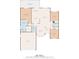 Detailed floor plan showcasing the layout of the house, including the kitchen, bedrooms, and living areas at 121 Ashworth Dr., Little River, SC 29566