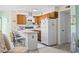 Functional kitchen with appliances and counter seating, open to the living area, perfect for casual dining at 1500 Cenith Dr. # B402, North Myrtle Beach, SC 29582