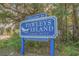 Welcome to Pawleys Island community sign, oldest seaside resort in America at 168 Saint Christopher Circle, Pawleys Island, SC 29585