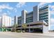 Condominium exterior featuring a covered parking and ocean views at 1709 S Ocean Blvd. # 608, North Myrtle Beach, SC 29582