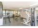 Well-equipped gym featuring weights, treadmills, and other exercise machines with views to the outside at 1709 S Ocean Blvd. # 608, North Myrtle Beach, SC 29582