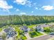 Aerial view showcasing the neighborhood's well-maintained homes and landscaping at 178 Kessinger Dr., Surfside Beach, SC 29575