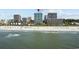 A beachfront condo building with a red location pin at 200 76Th Ave. N # 1009, Myrtle Beach, SC 29572