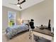 Spare bedroom with a modern desk setup and view to the outside at 2005 Tiller Ct., Myrtle Beach, SC 29579