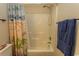 Clean bathroom featuring a shower and tub combo at 201 Landing Rd. # D, North Myrtle Beach, SC 29582