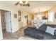 Open-concept space connects the living room, dining area, and kitchen, promoting easy interaction at 201 Landing Rd. # D, North Myrtle Beach, SC 29582