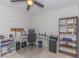 Bedroom with desk, shelving, fan, and motivational decorations at 247 Rolling Oak Dr., Georgetown, SC 29440