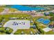 Community storage area with boats, campers, and vehicles, complete with tennis and volleyball courts at 2615 Painted Trillium Ct., Myrtle Beach, SC 29579