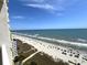 Scenic ocean view from a high vantage point showing the sandy beach and blue ocean waves at 2701 S Ocean Blvd. # 1507, North Myrtle Beach, SC 29582